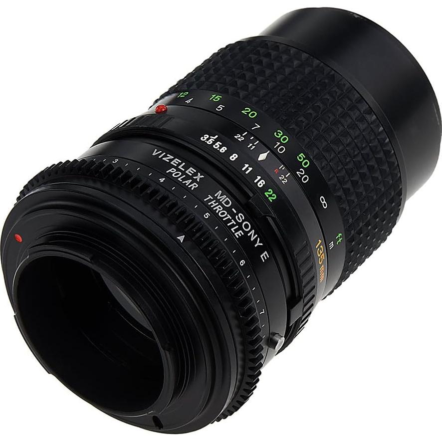 Adaptador de Montura Vizelex Polar Throttle Minolta a Sony E con Filtro Polarizador