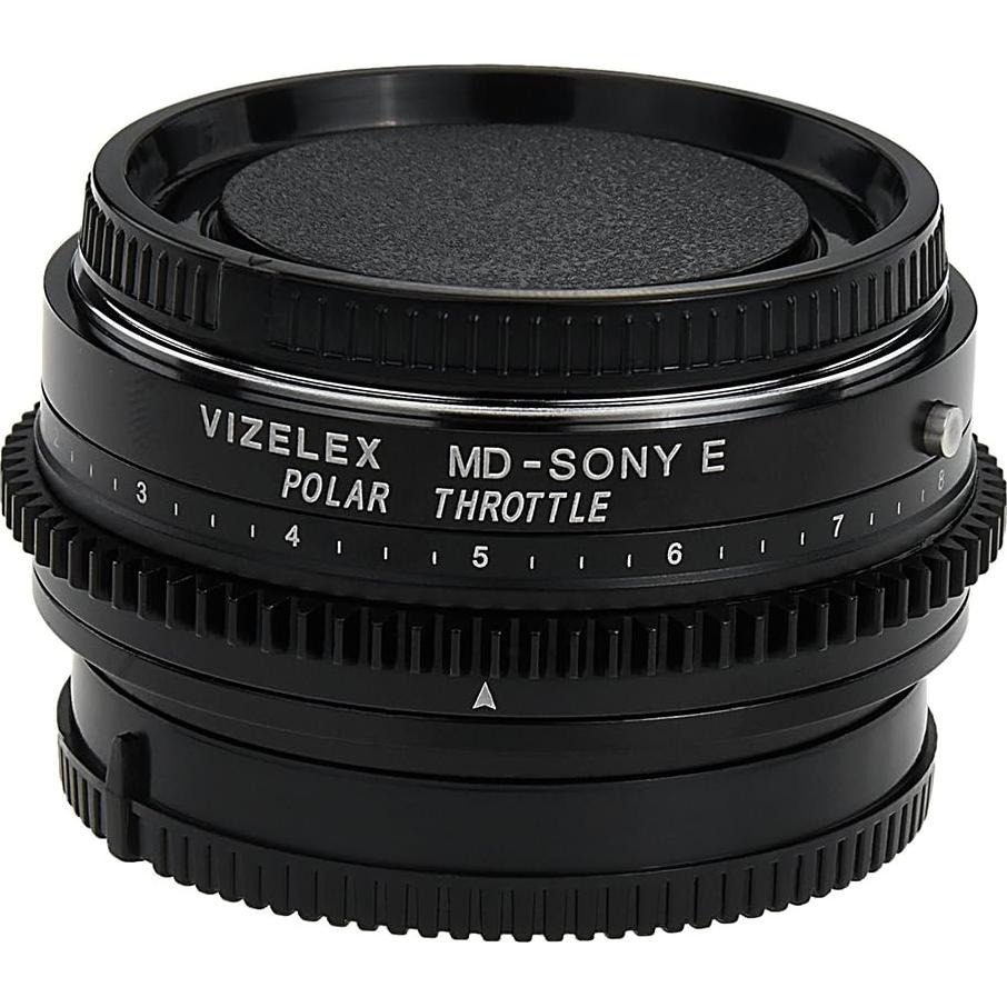 Adaptador de Montura Vizelex Polar Throttle Minolta a Sony E con Filtro Polarizador