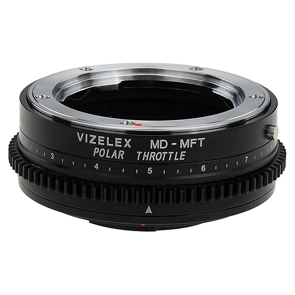 Adaptador Vizelex Polar Throttle Minolta Rokkor a MFT con Filtro
