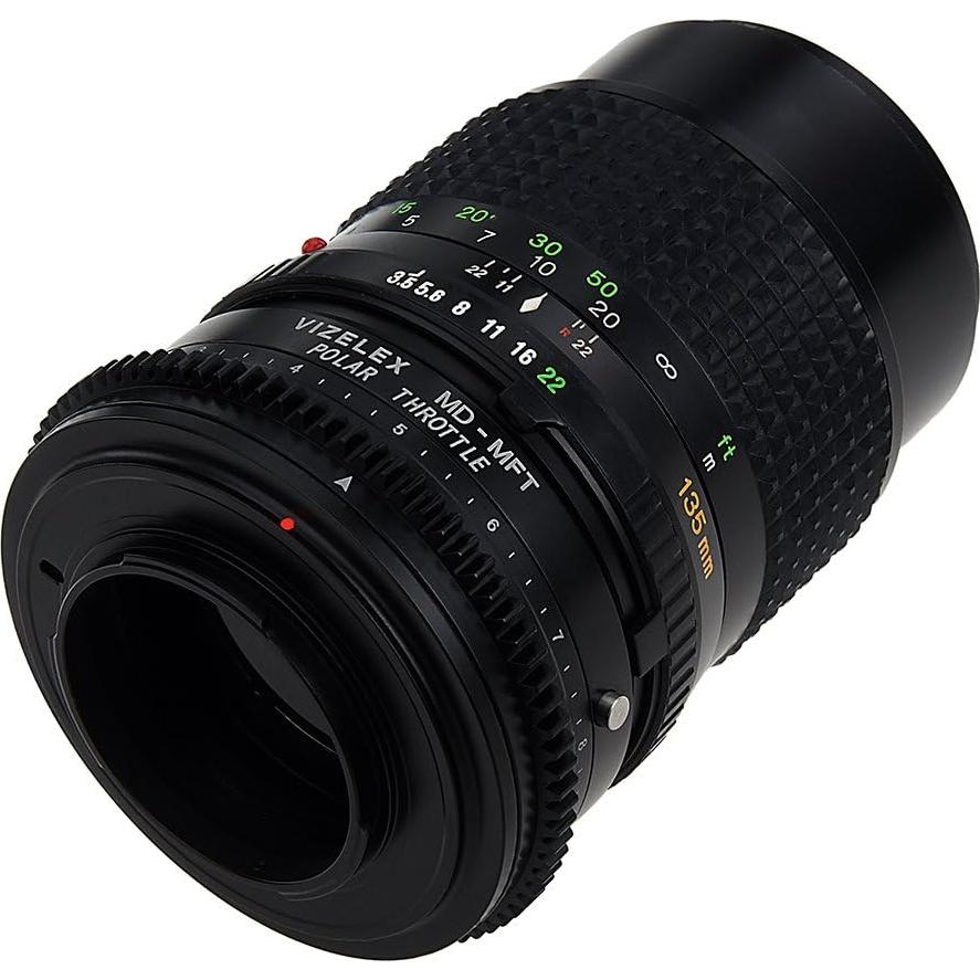 Adaptador Vizelex Polar Throttle Minolta Rokkor a MFT con Filtro