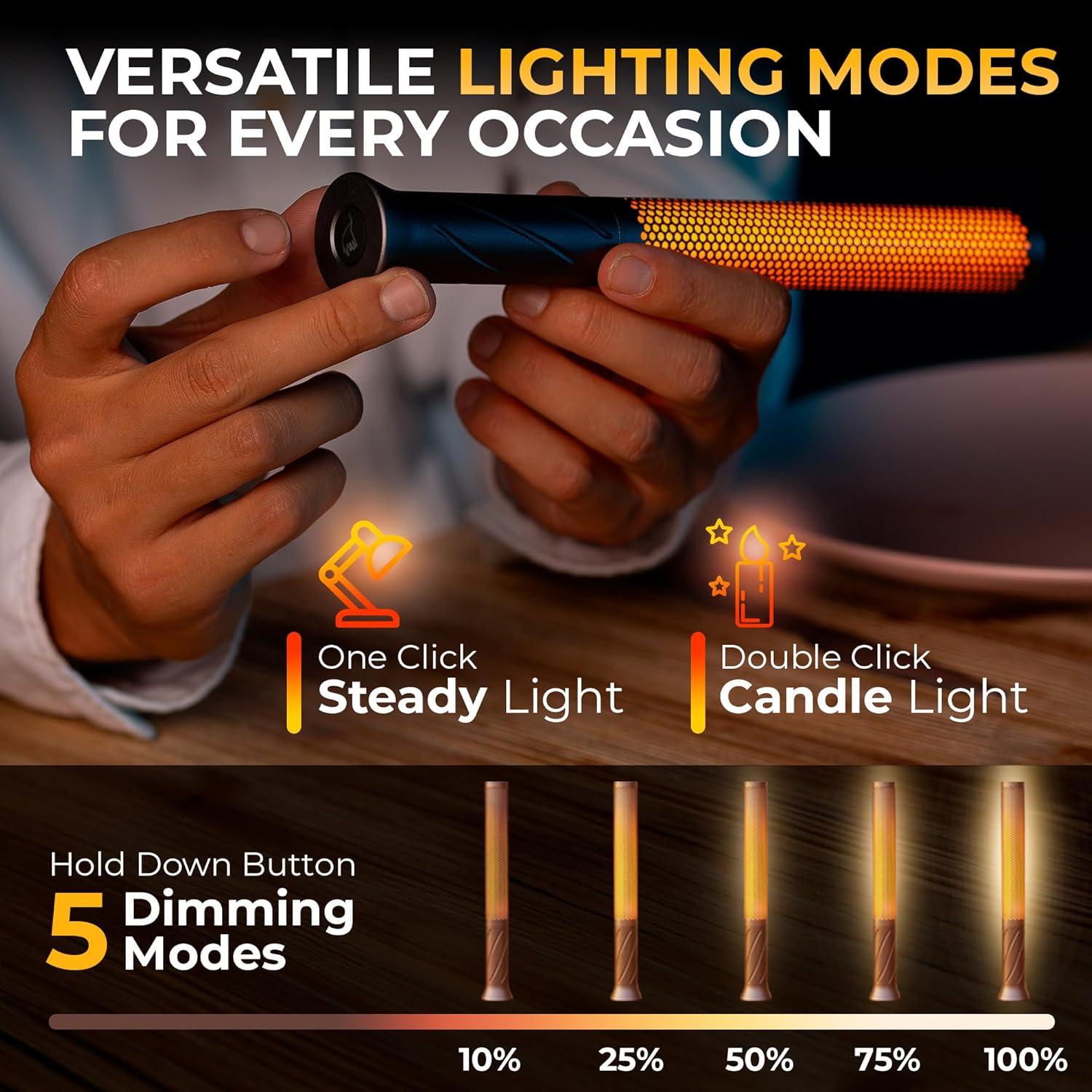 Lámpara de Mesa LED Inalámbrica SEHNLICH Gris Platino 2600mAh