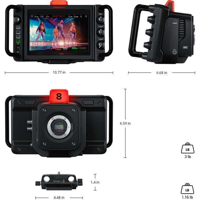 Cámara de Producción en Vivo Blackmagic Design 4K Plus G2