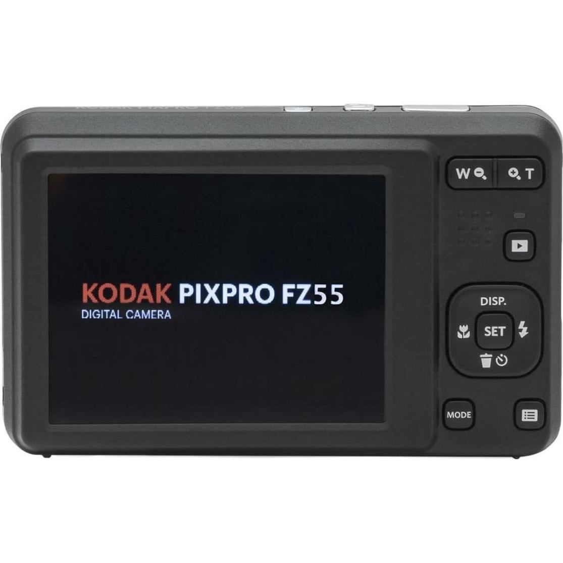 Cámara Digital Kodak PIXPRO FZ55 Zoom 5x y Funda de Viaje