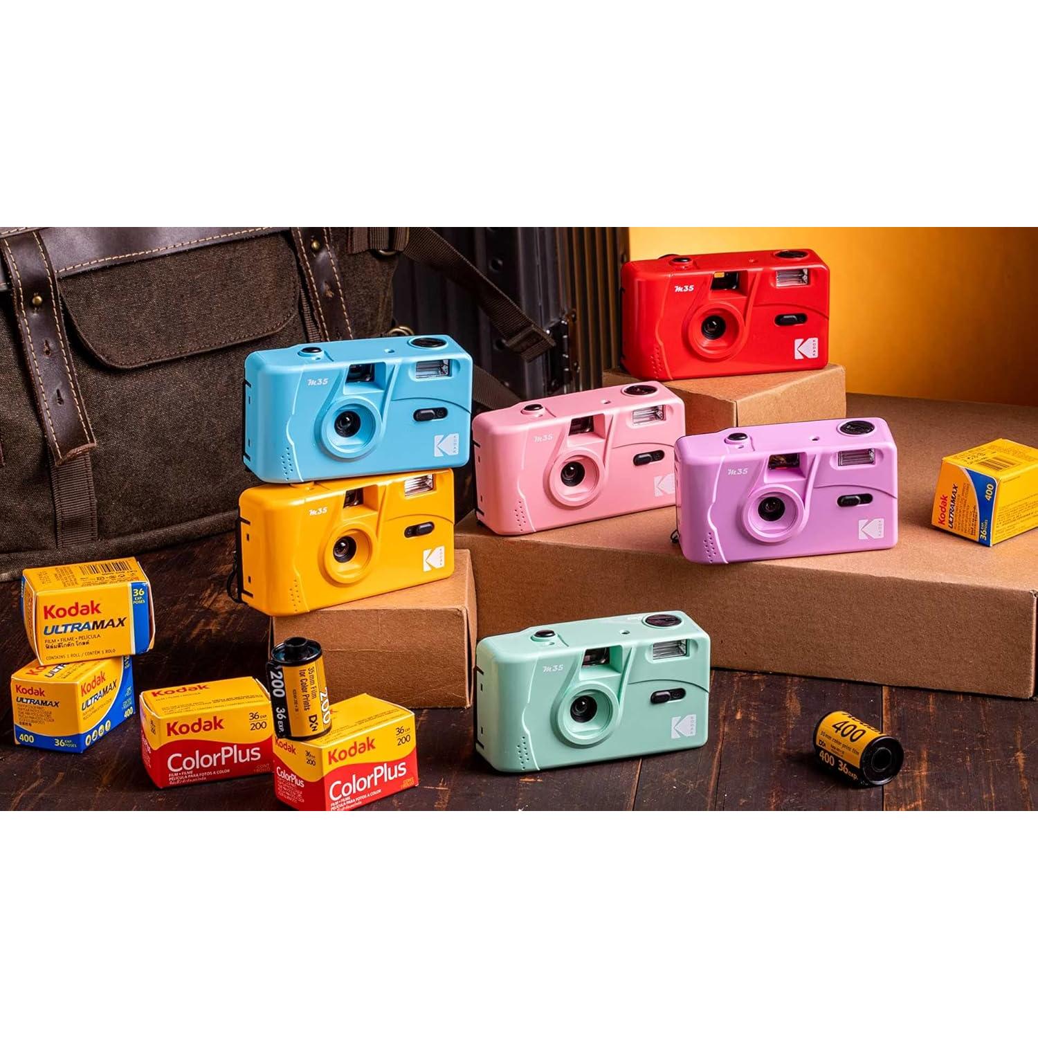 Cámara de película Kodak M35 Reutilizable 35mm Flash Integrado