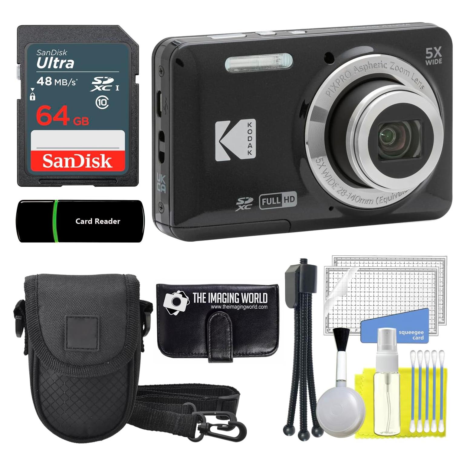 Cámara Digital Kodak PIXPRO FZ55 16MP Zoom 5x 28mm Full HD