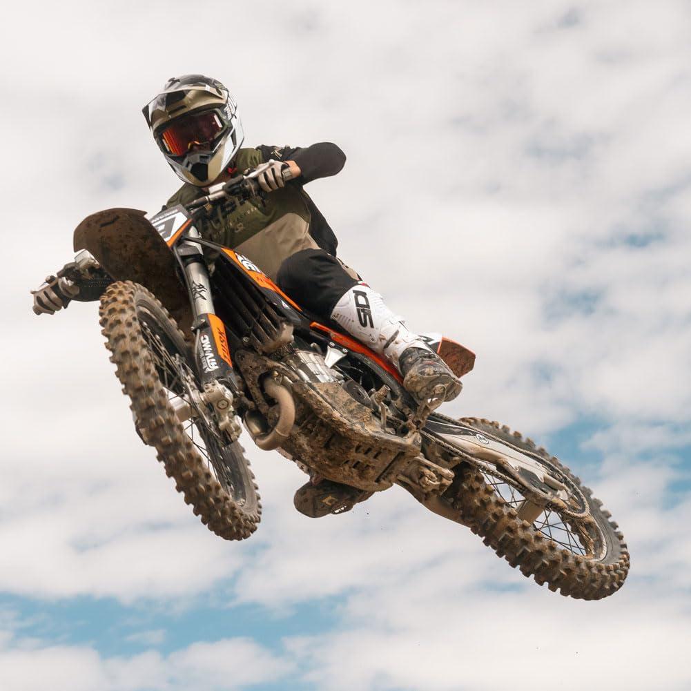 Guantes de Motocross MSR Axxis Medianos Negros para ATV