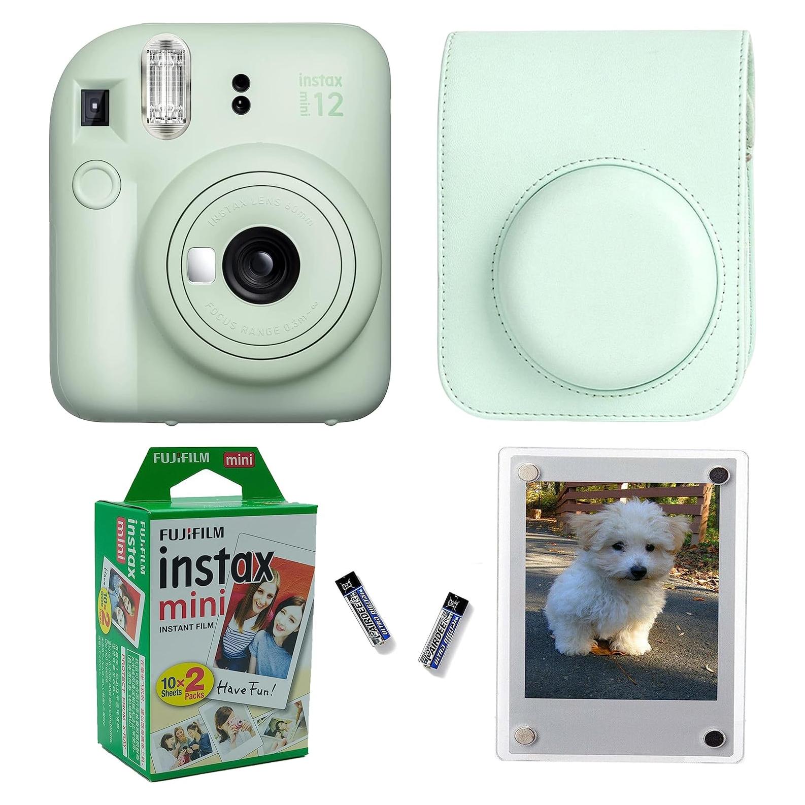 Cámara Instantánea Fujifilm Instax Mini 12 + Funda y Marcos