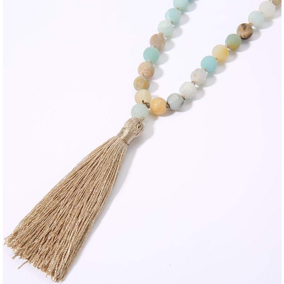 Collar Mala de Perlas Naturales 50cm BALIBALI - Chakra Yoga