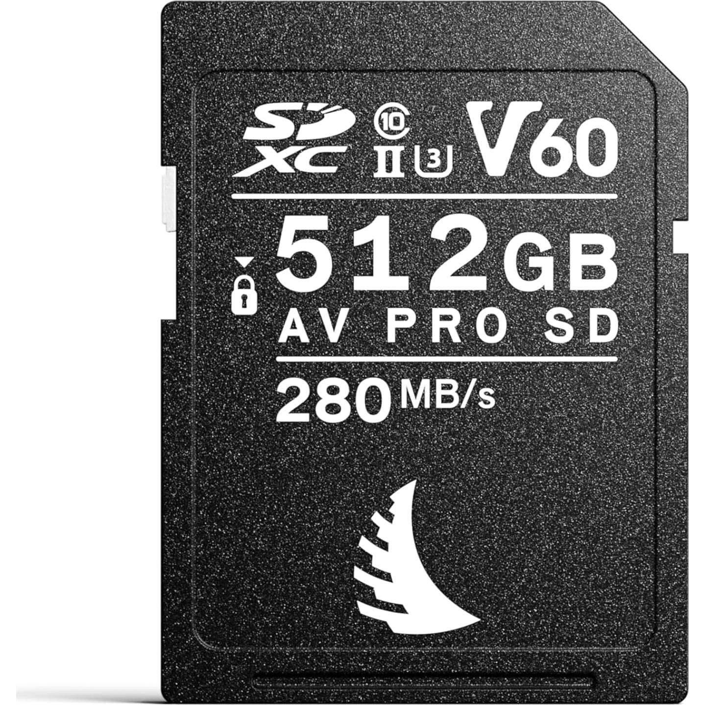 Tarjeta de Memoria SDXC Angelbird AV PRO V60 512 GB - 280 MB/s