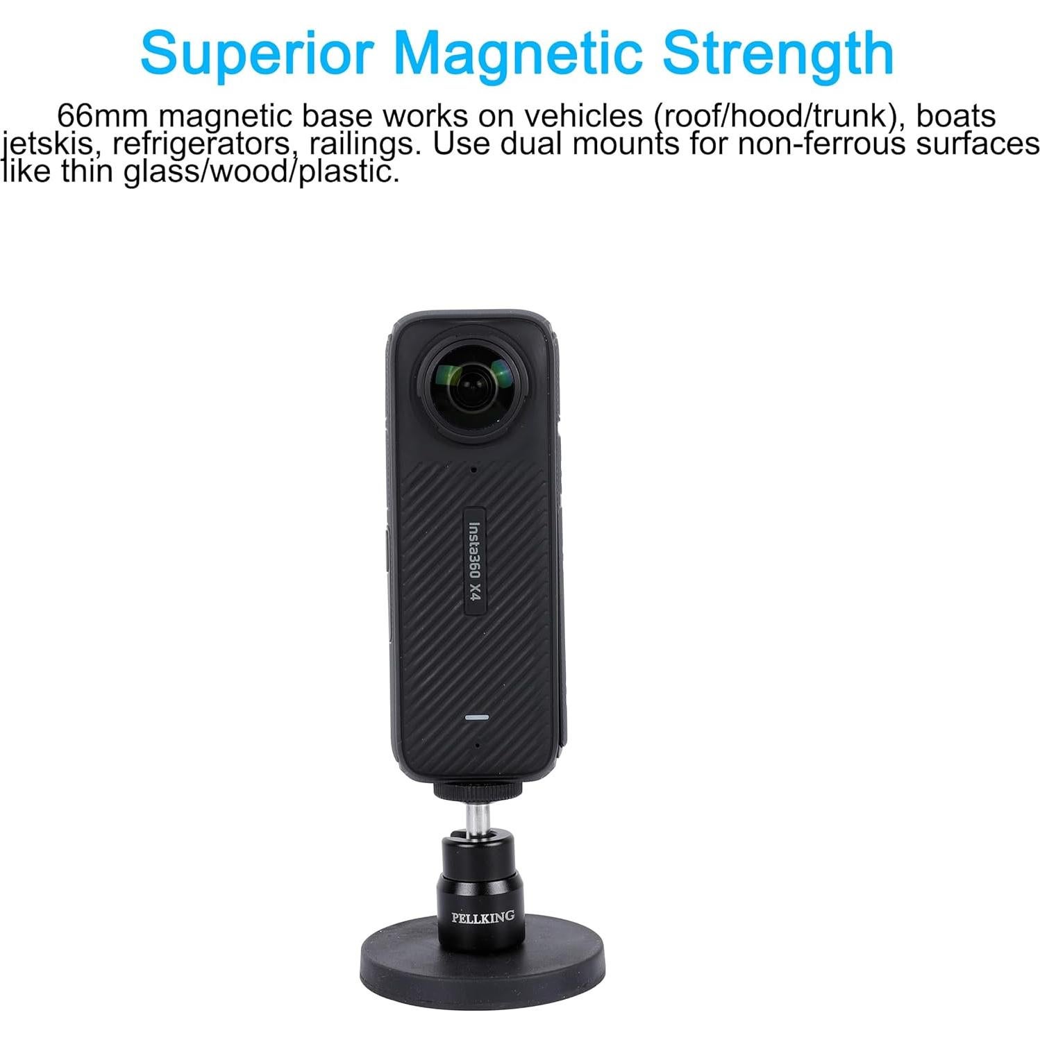 Soporte Magnético PellKing para Cámara de Acción - 66mm