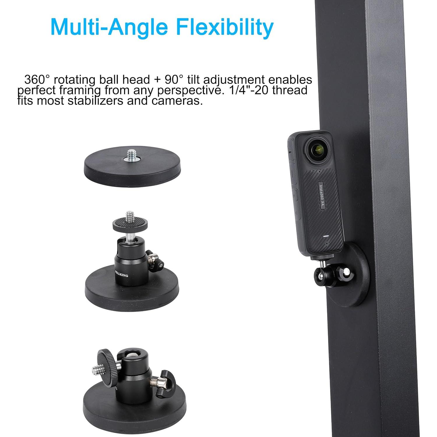 Soporte Magnético PellKing para Cámara de Acción - 66mm