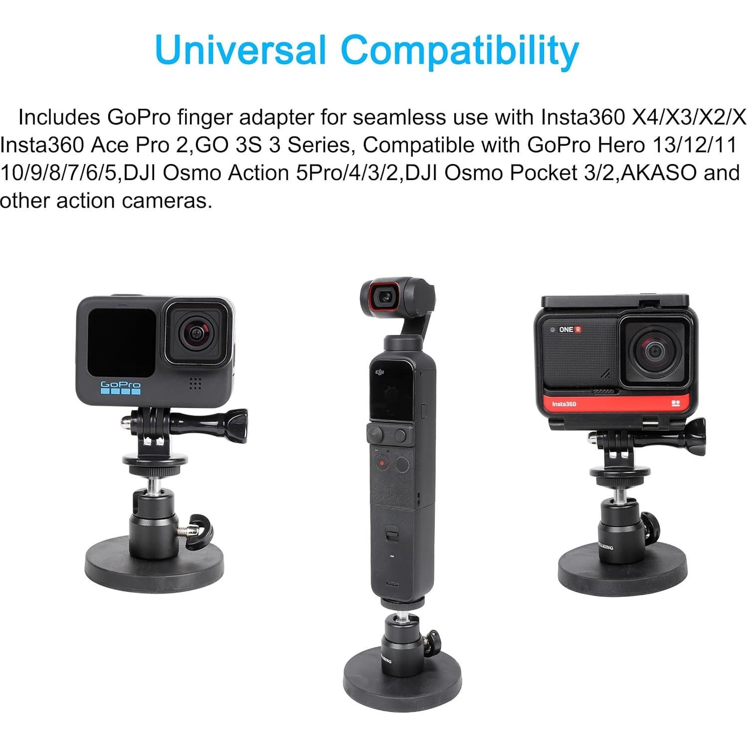 Soporte Magnético PellKing para Cámara de Acción - 66mm