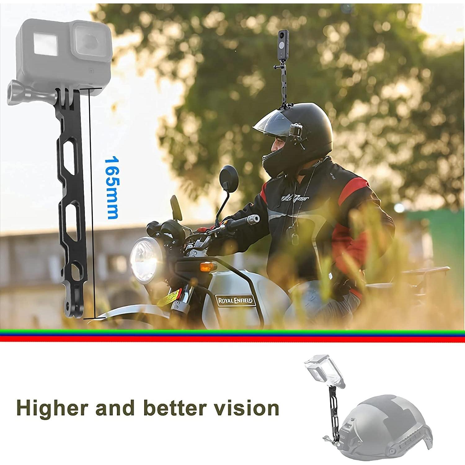 Cámara de Acción 360 Insta360 X3 con Montaje para Motocicleta y 256GB