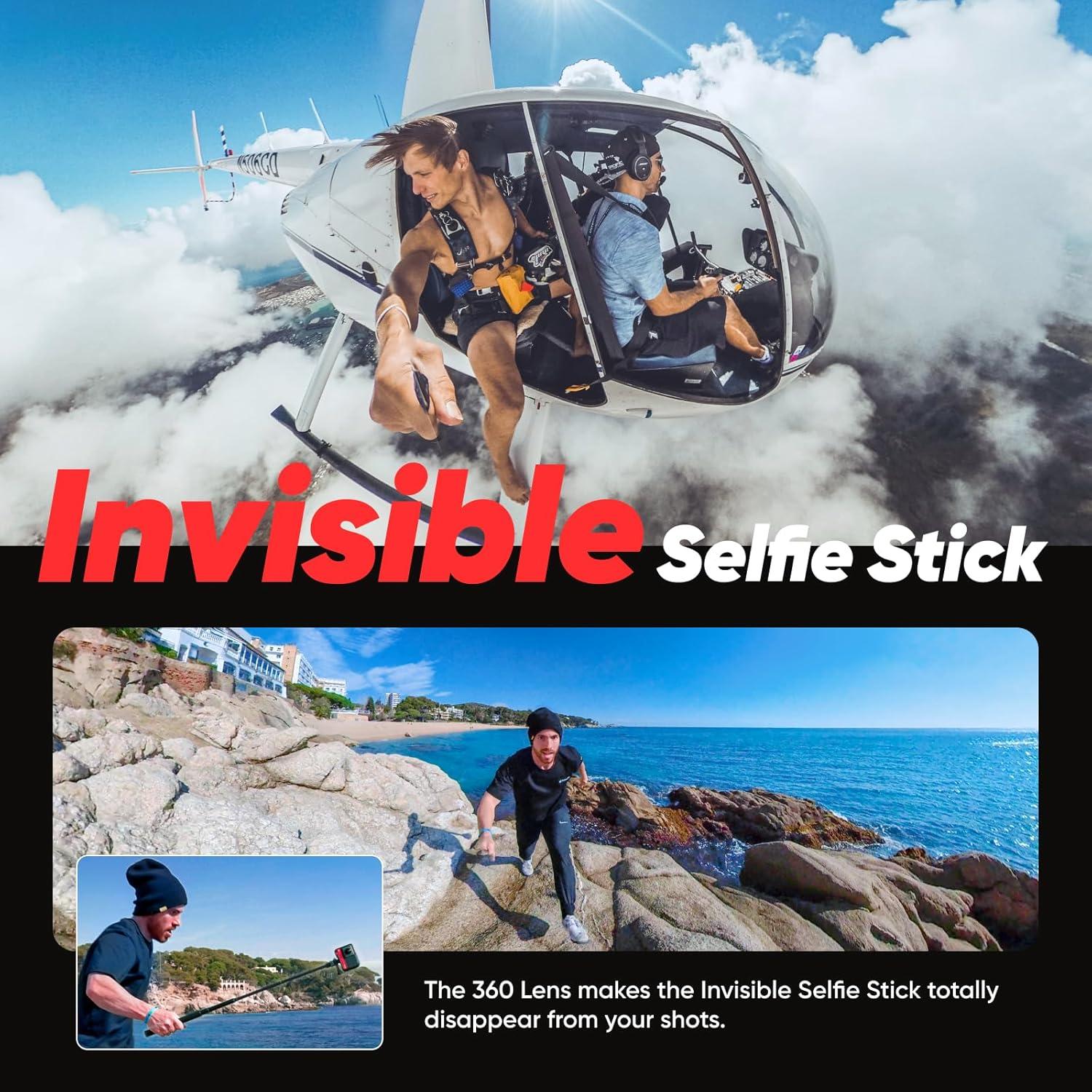 Cámara de acción Insta360 ONE RS Twin 4K 60fps 5.7K 360