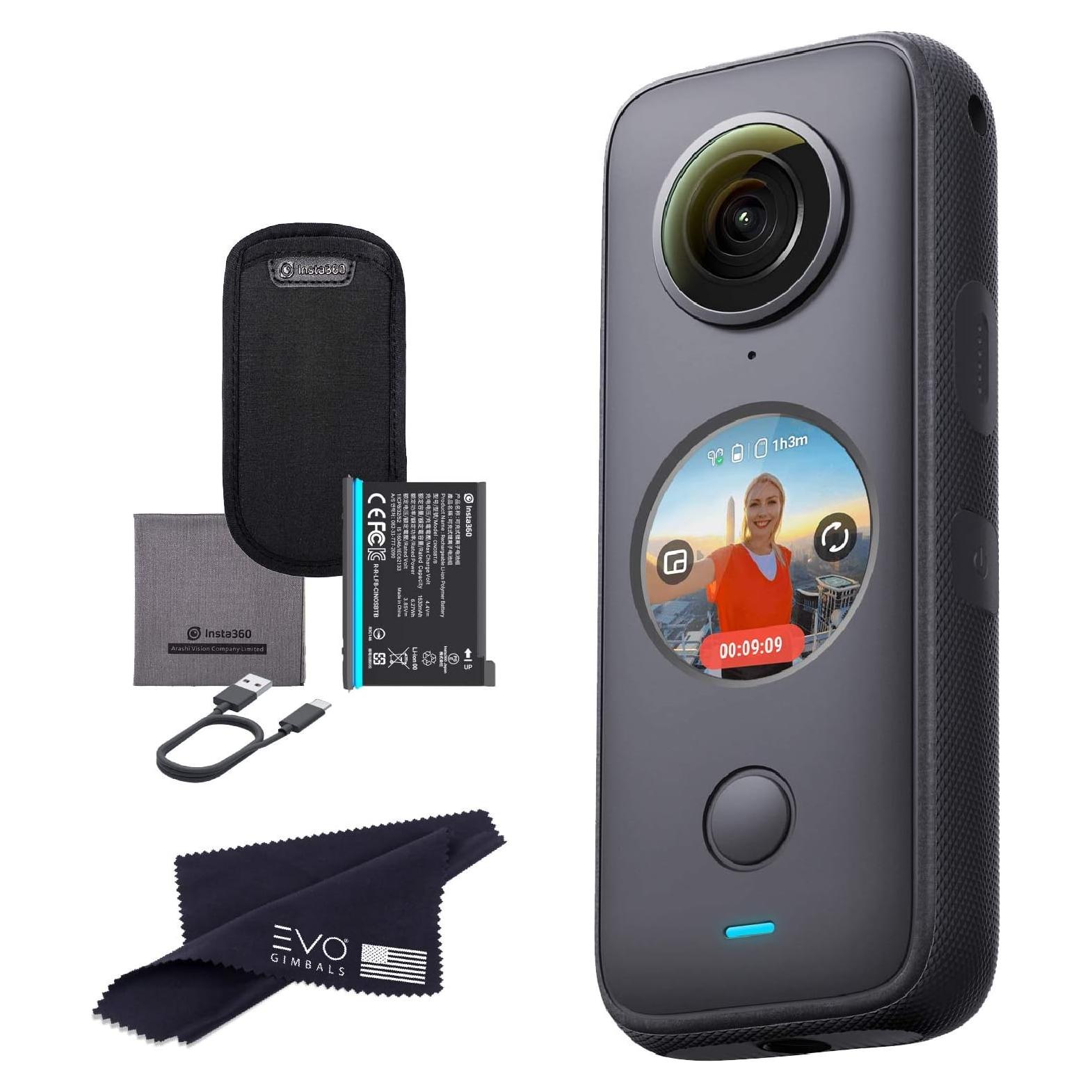 Cámara 360 Insta360 ONE X2 - 5.7K, 18MP, Resistente al Agua