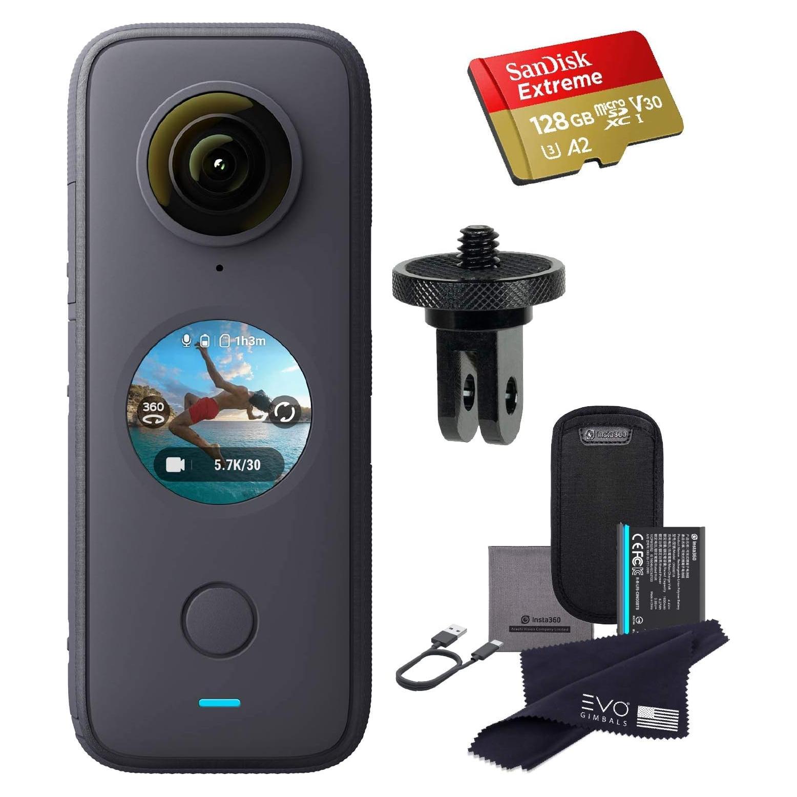 Cámara 360 Insta360 ONE X2 - 5.7K, Estabilización, 128GB