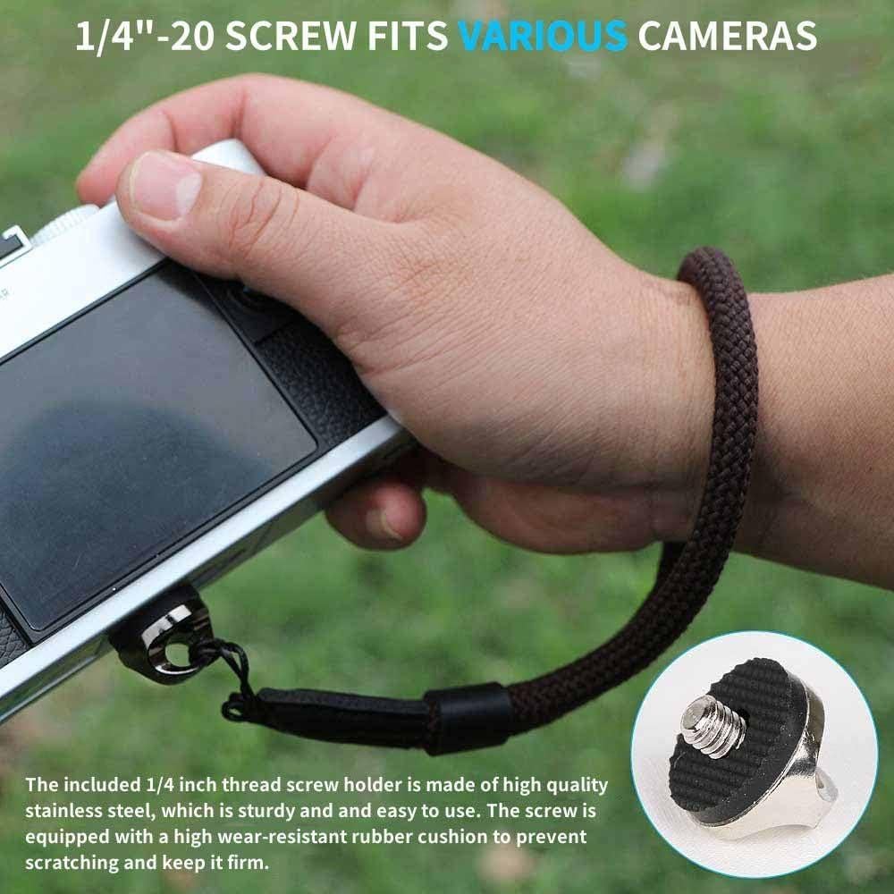 Correa de Muñeca para Cámara Keabroir CHS-M005UNICOF Algodón Café