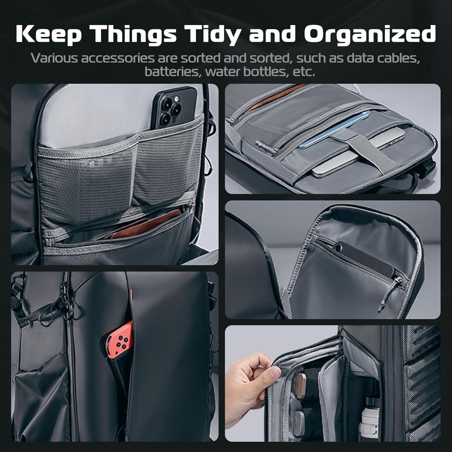 Mochila Profesional ULANZI BP09 para Cámara DSLR y Laptop 16"