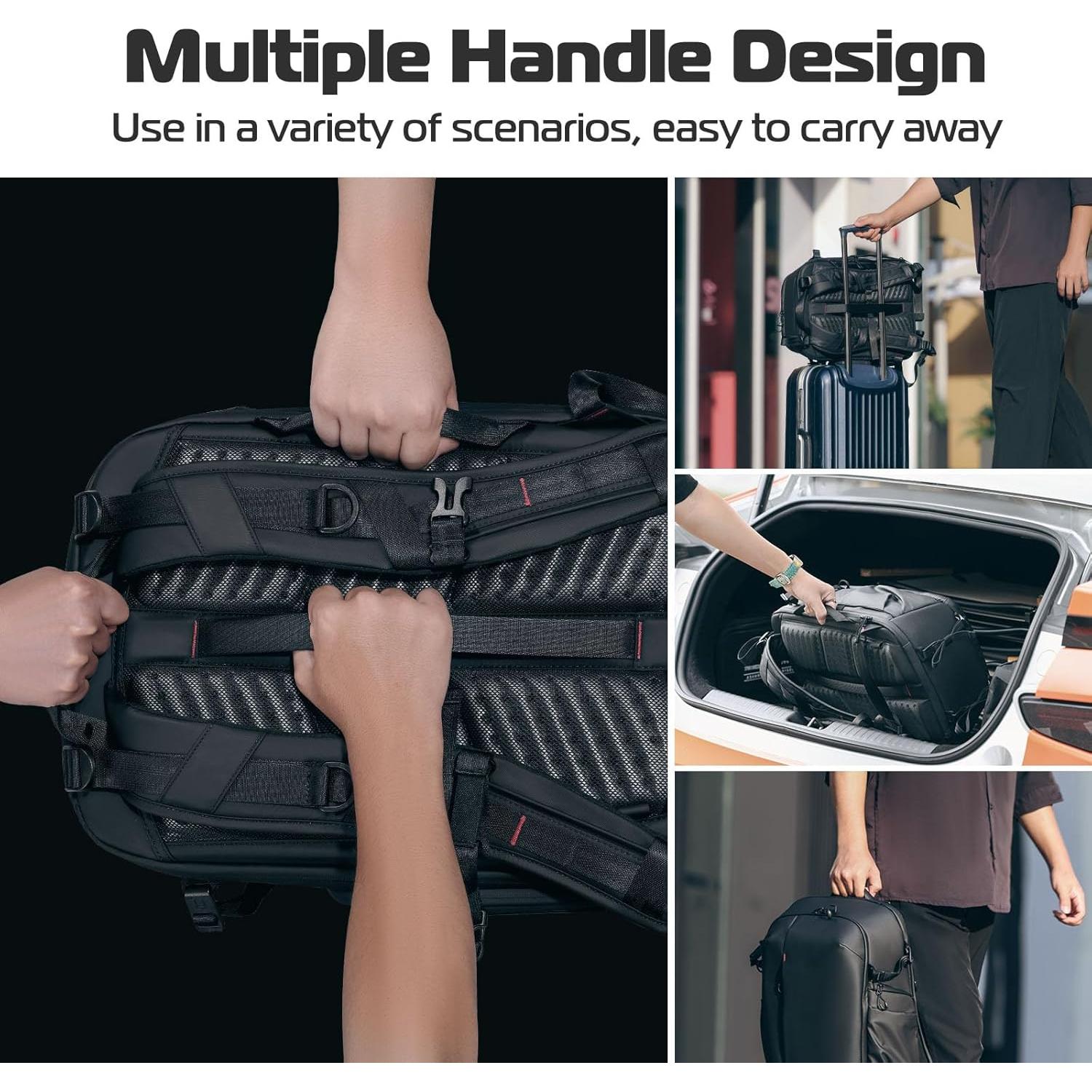 Mochila Profesional ULANZI BP09 para Cámara DSLR y Laptop 16"