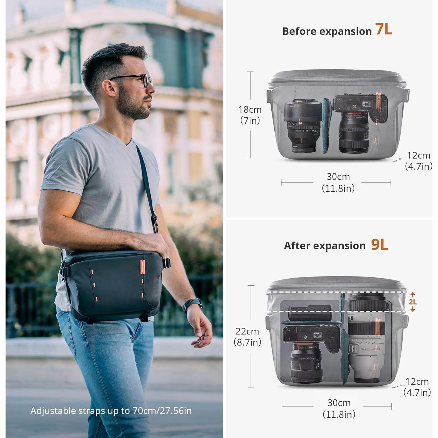 PGYTECH CapLock Soporte de Succión + Bolsa de Cámara 7L-9L