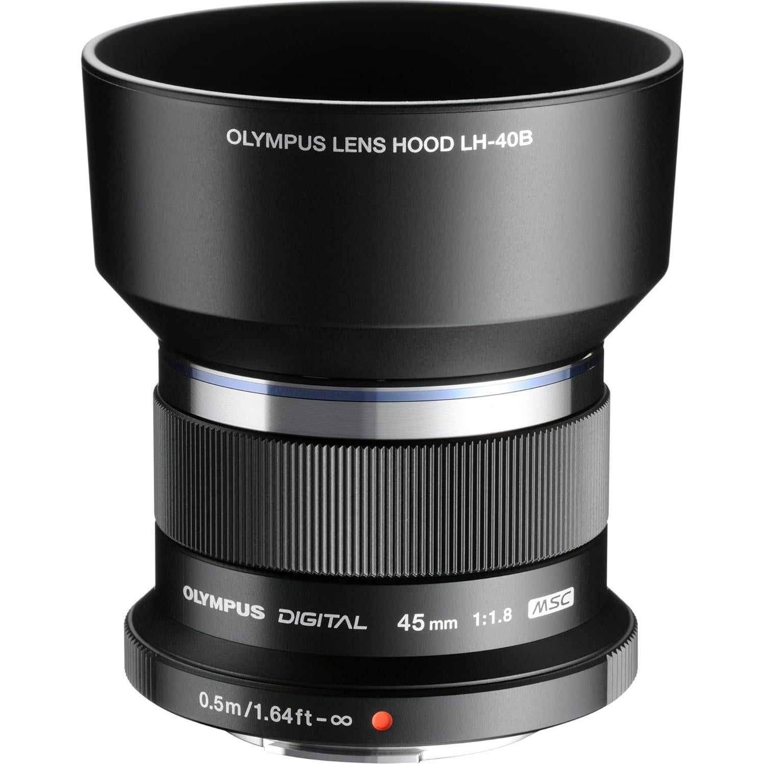 Lente Olympus M. Zuiko Digital ED 45mm f1.8 Negro Micro 4/3