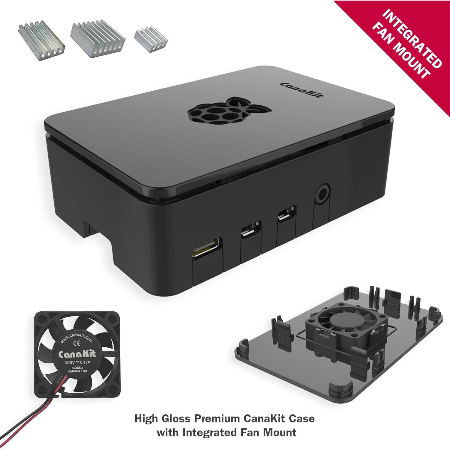 Kit de Inicio CanaKit Raspberry Pi 4 4GB con Accesorios