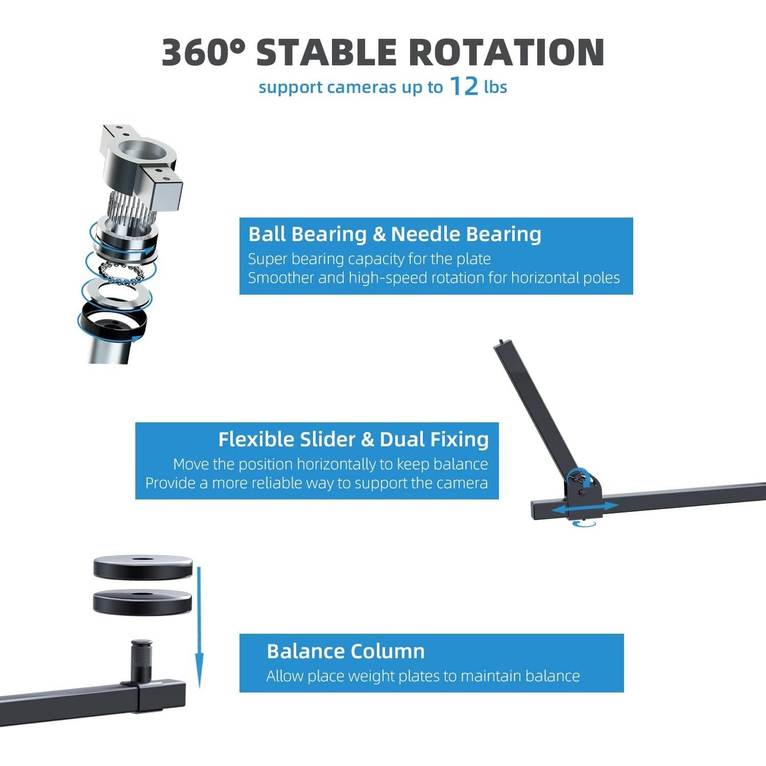 Plataforma Giratoria RAUBAY 360° Profesional para Fotografía