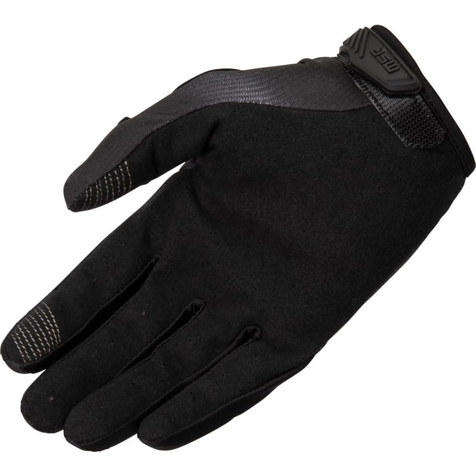 Guantes de Motocross MSR Axxis Medianos Negros Unisex