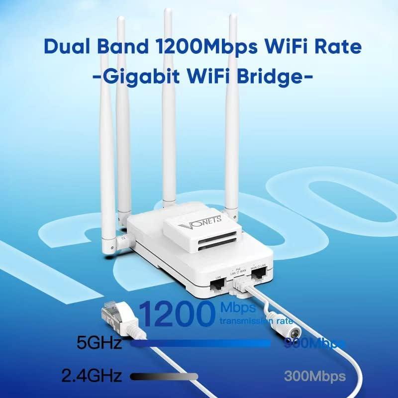 Puente/Ruteador Industrial VONETS VAR1200 Gigabit 1200Mbps