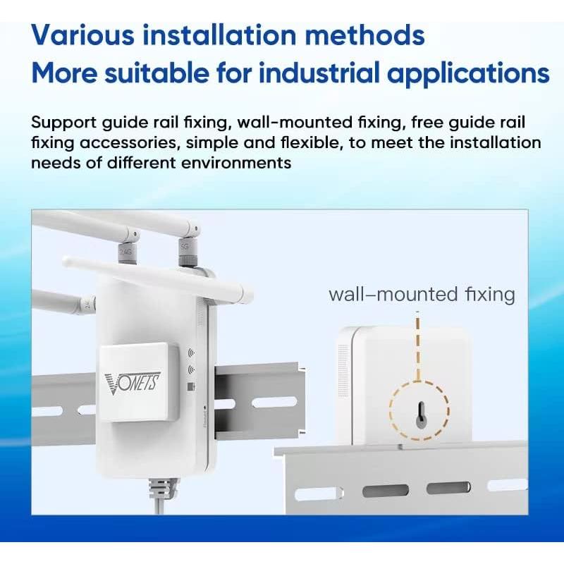 Puente/Ruteador Industrial VONETS VAR1200 Gigabit 1200Mbps