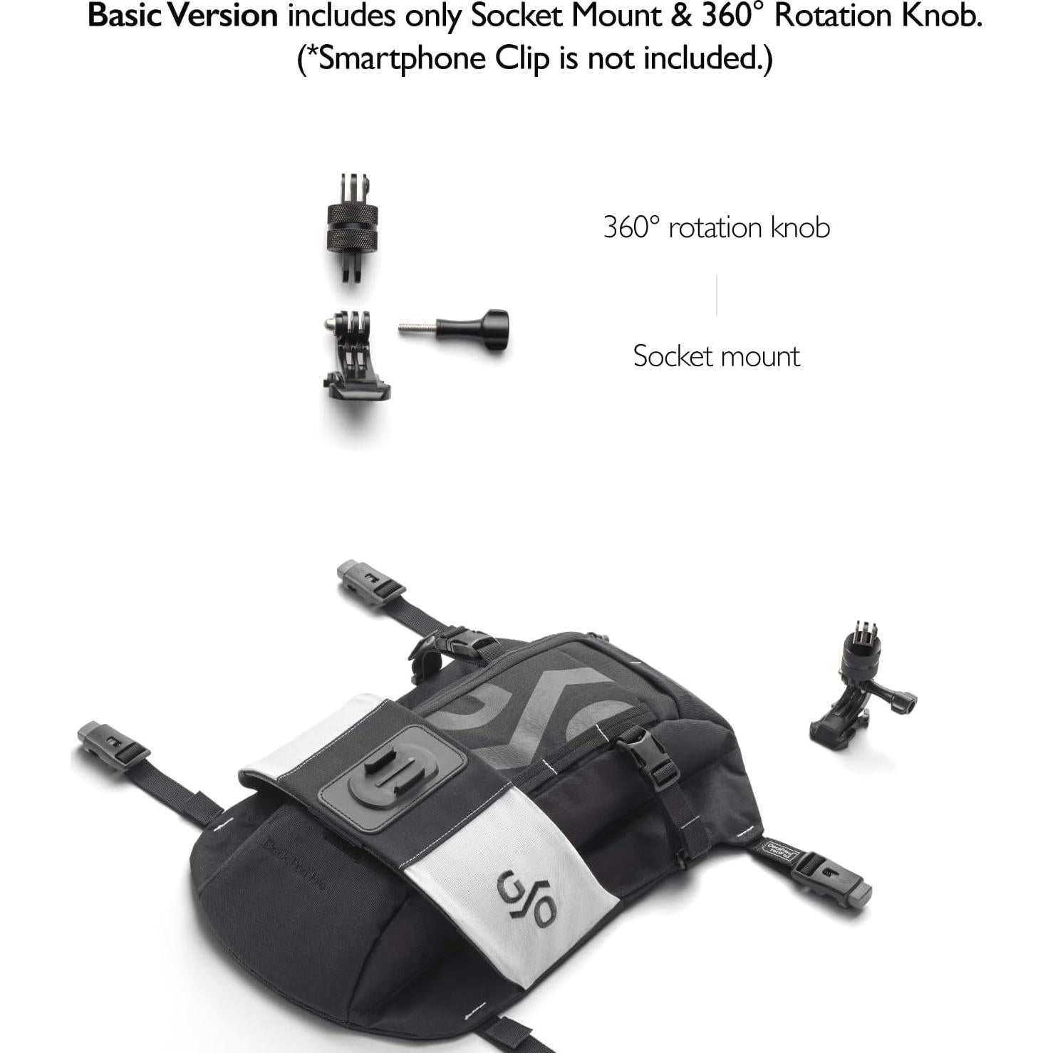 Gearlab Deck Pod Pro - Montaje de cámara para kayak 0.47 kg