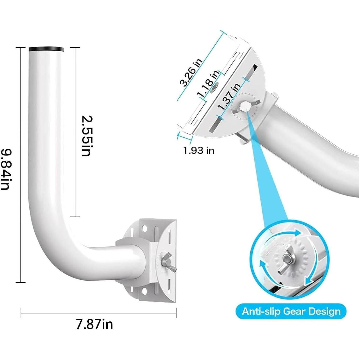 Soporte de Montaje Inalámbrico OWOKISO - Paquete de 2, Ajustable 150°
