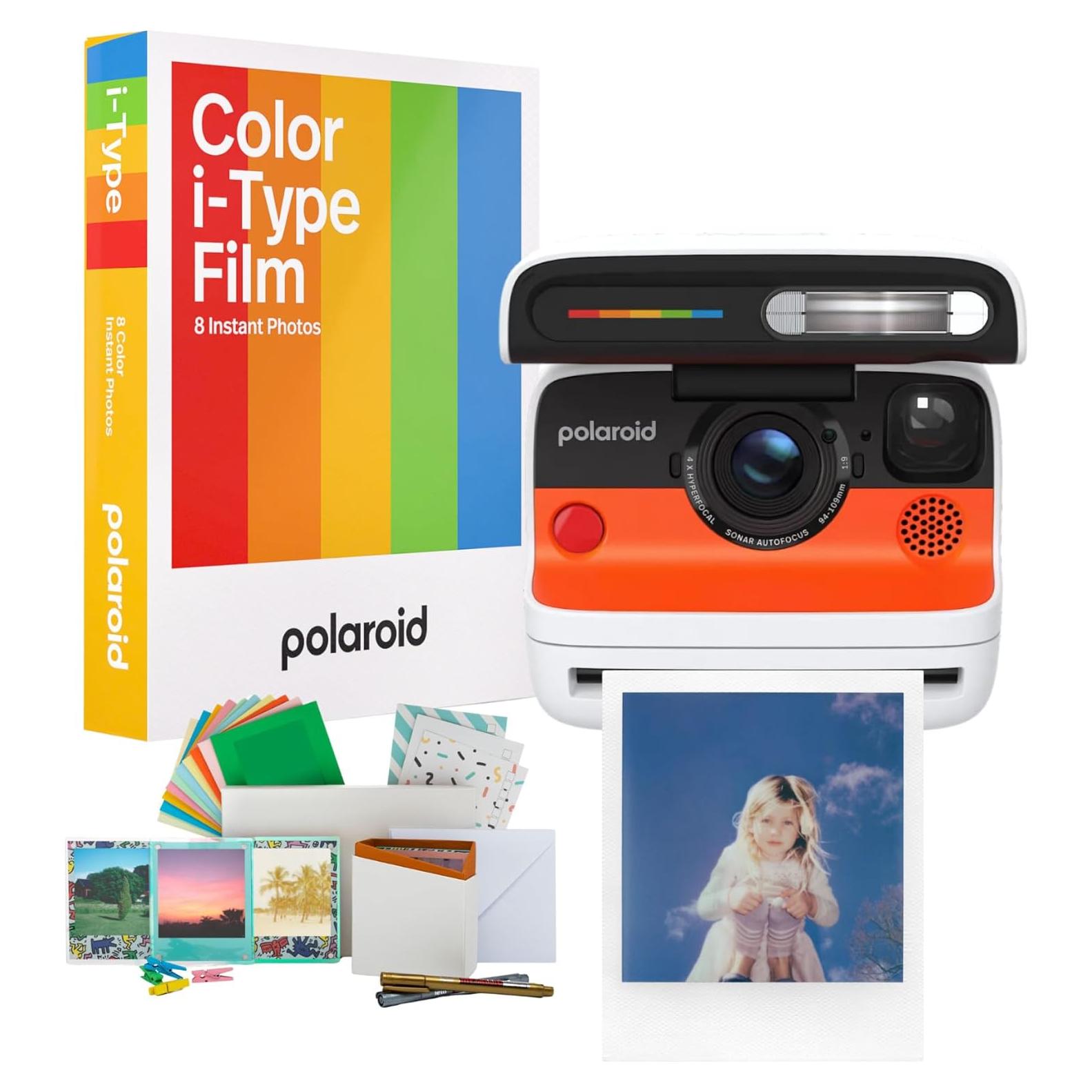 Cámara Instantánea Polaroid Flip Retro con Autofoco y Película