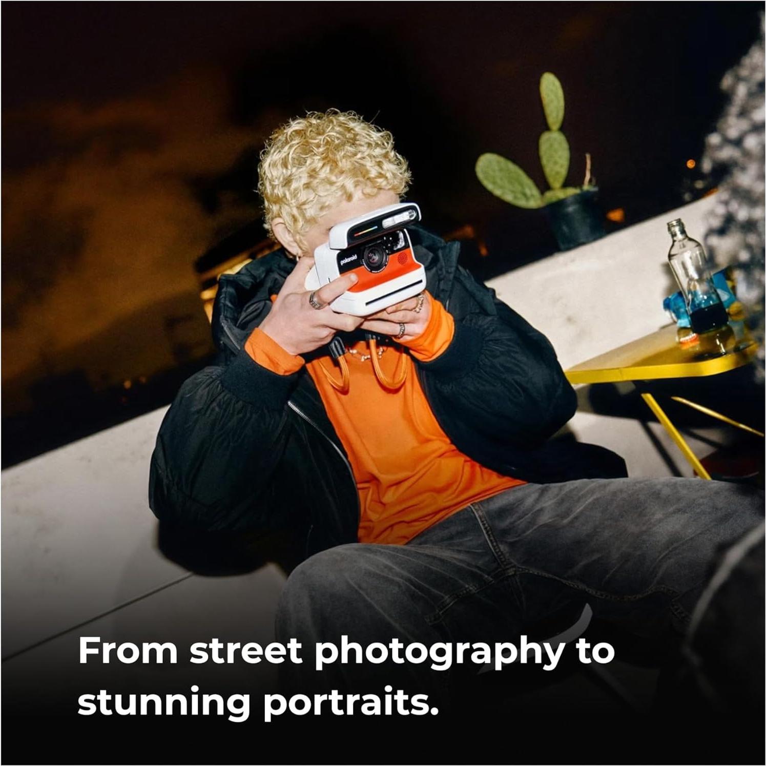 Cámara Instantánea Polaroid Flip Retro con Autofoco y Película