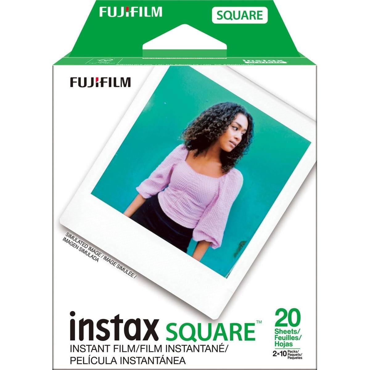 Fujifilm Película Instantánea Color Instax SQUARE - 40 Exposiciones