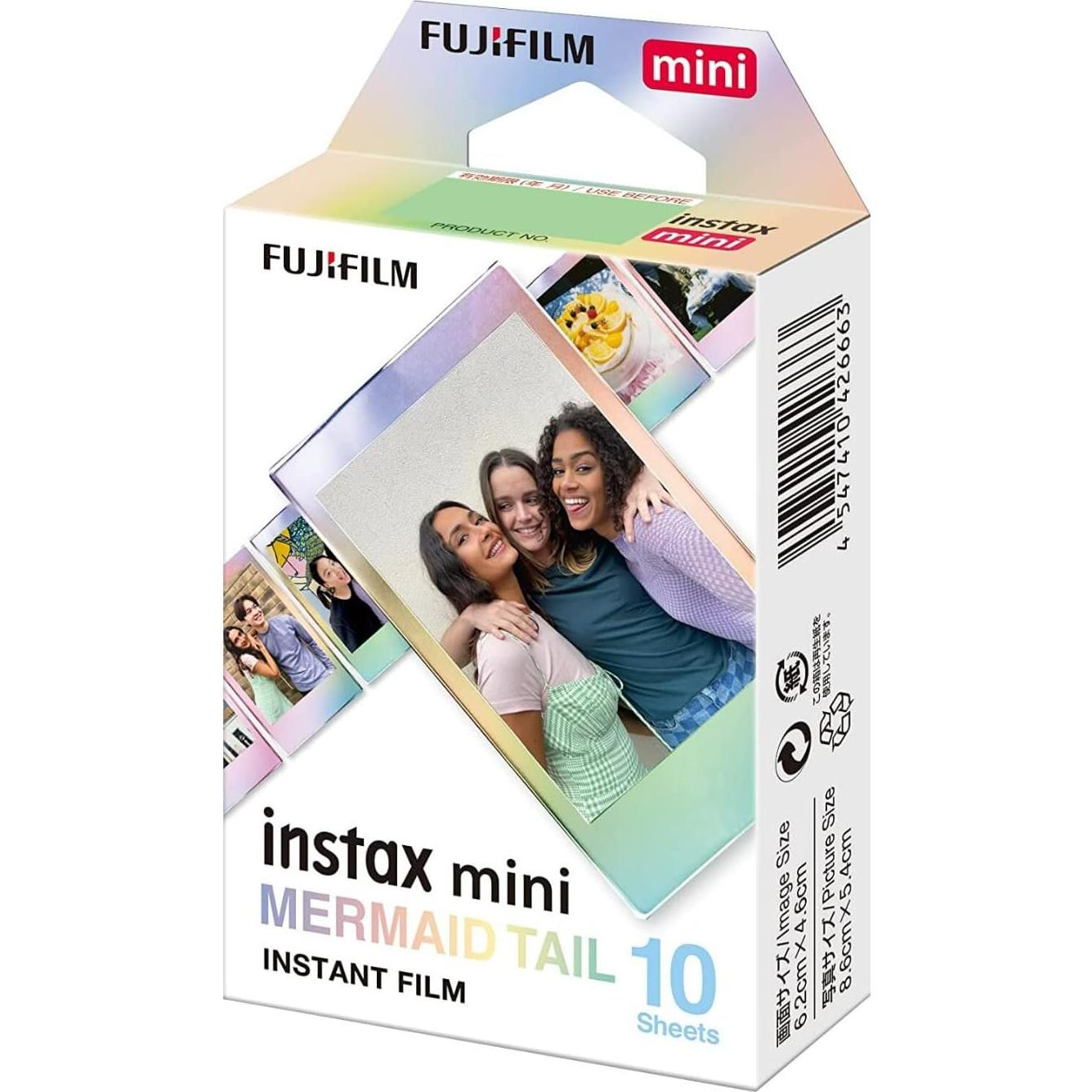 Película Instantánea Fujifilm Instax Mini Cola de Sirena - 30 Exposiciones