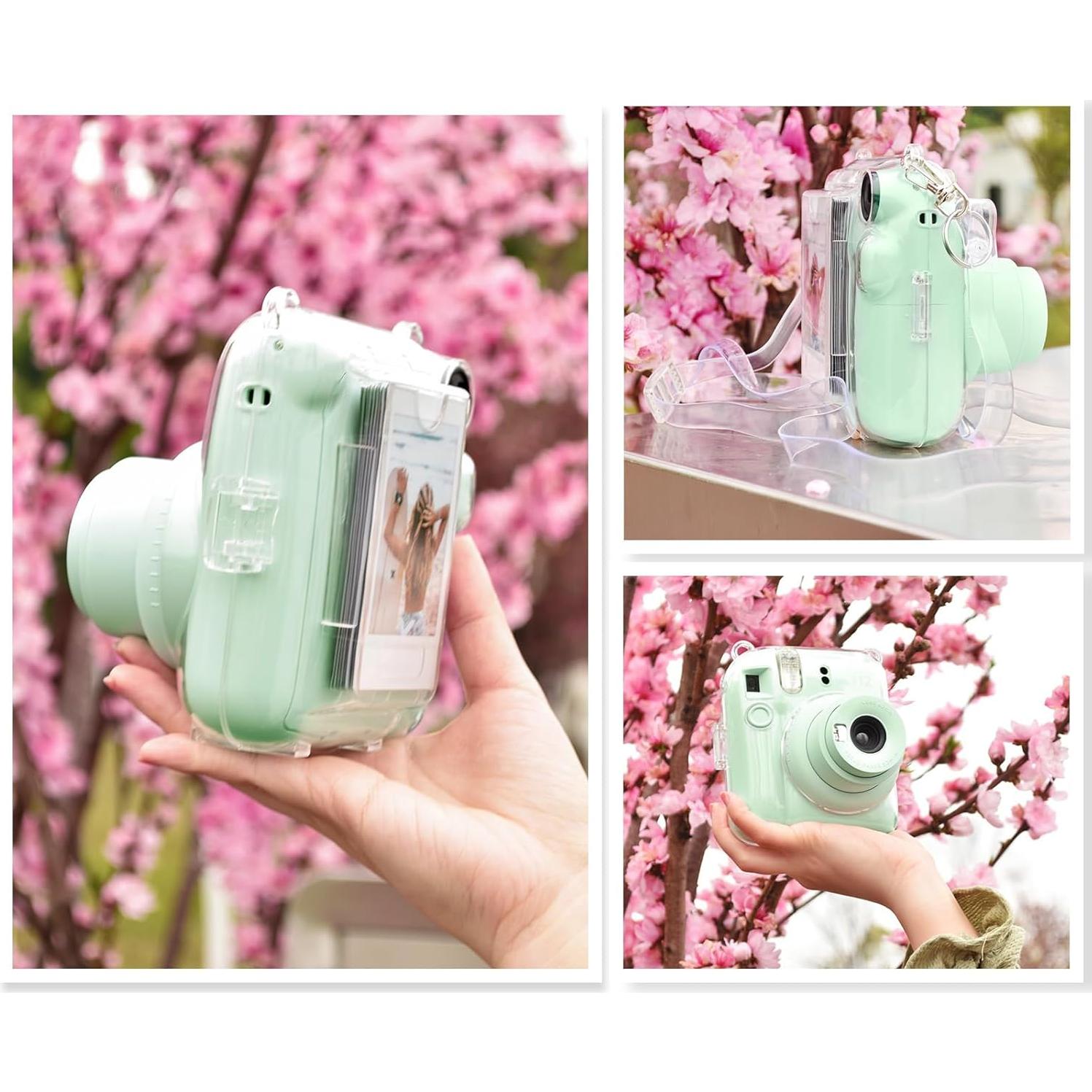 Funda Transparente Rieibi para Fujifilm Instax Mini 12