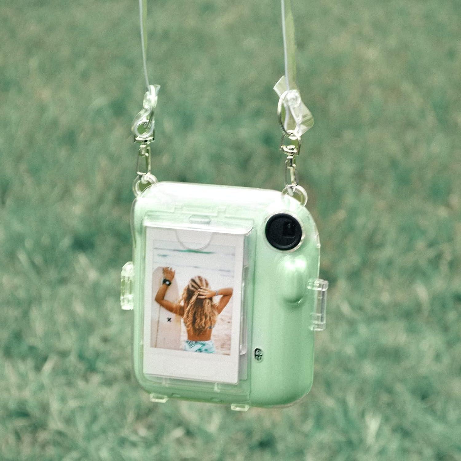 Funda Transparente Rieibi para Fujifilm Instax Mini 12