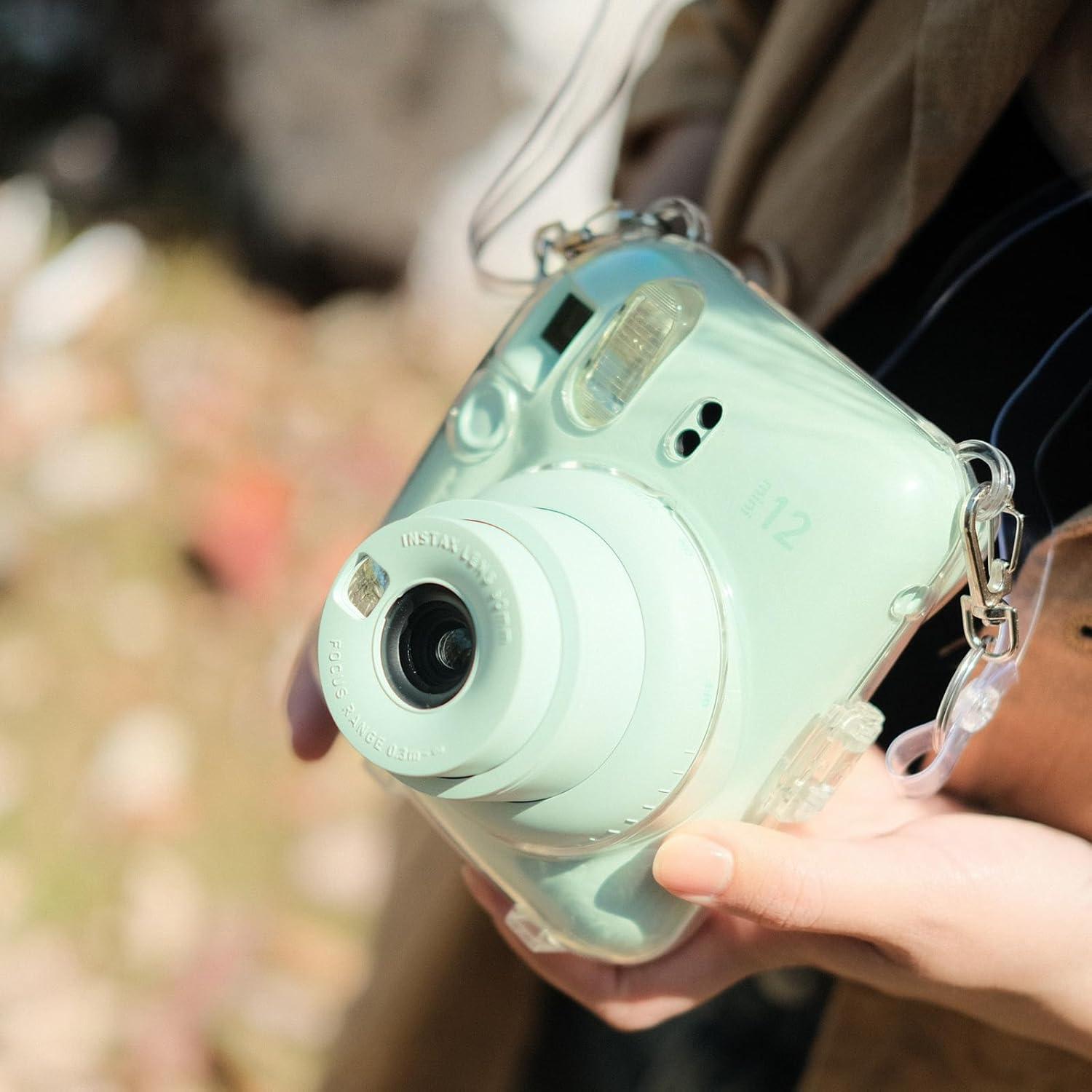 Funda Transparente Rieibi para Fujifilm Instax Mini 12