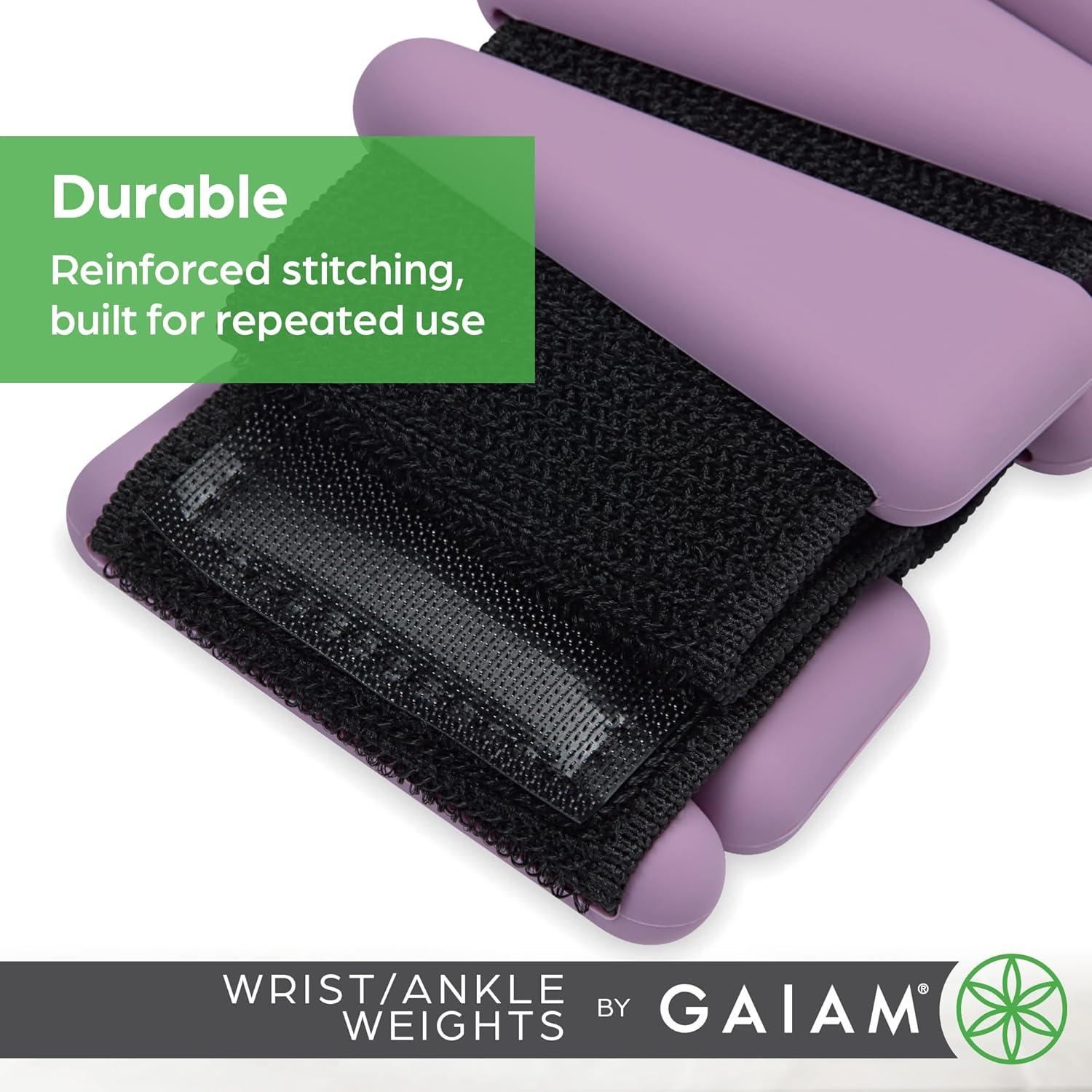 Pesas de Muñeca y Tobillo Gaiam 0.45 kg - Entrenamiento de Fuerza