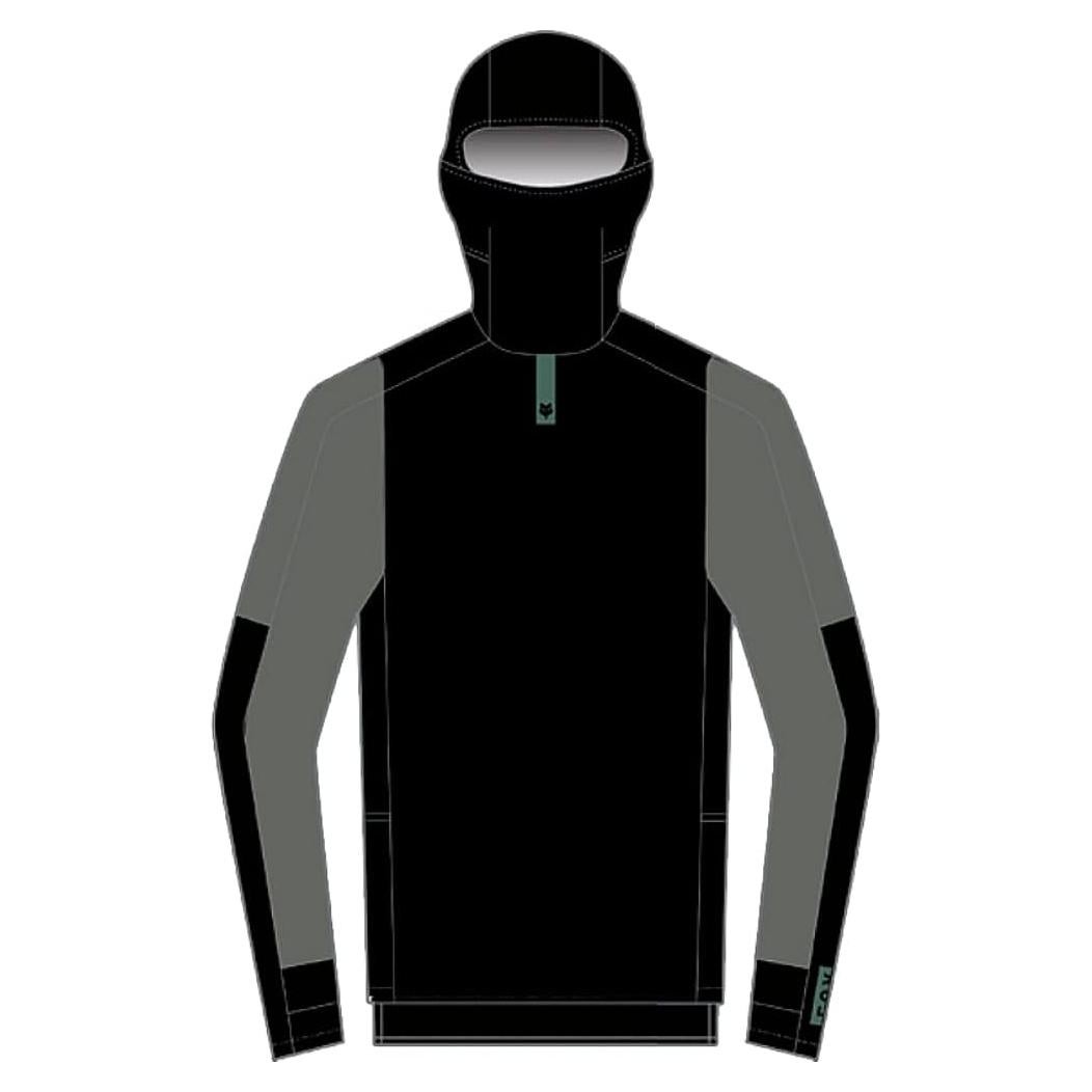 Jersey Ranger Drive Fox Racing Hombre UPF 50 Negro Pequeño