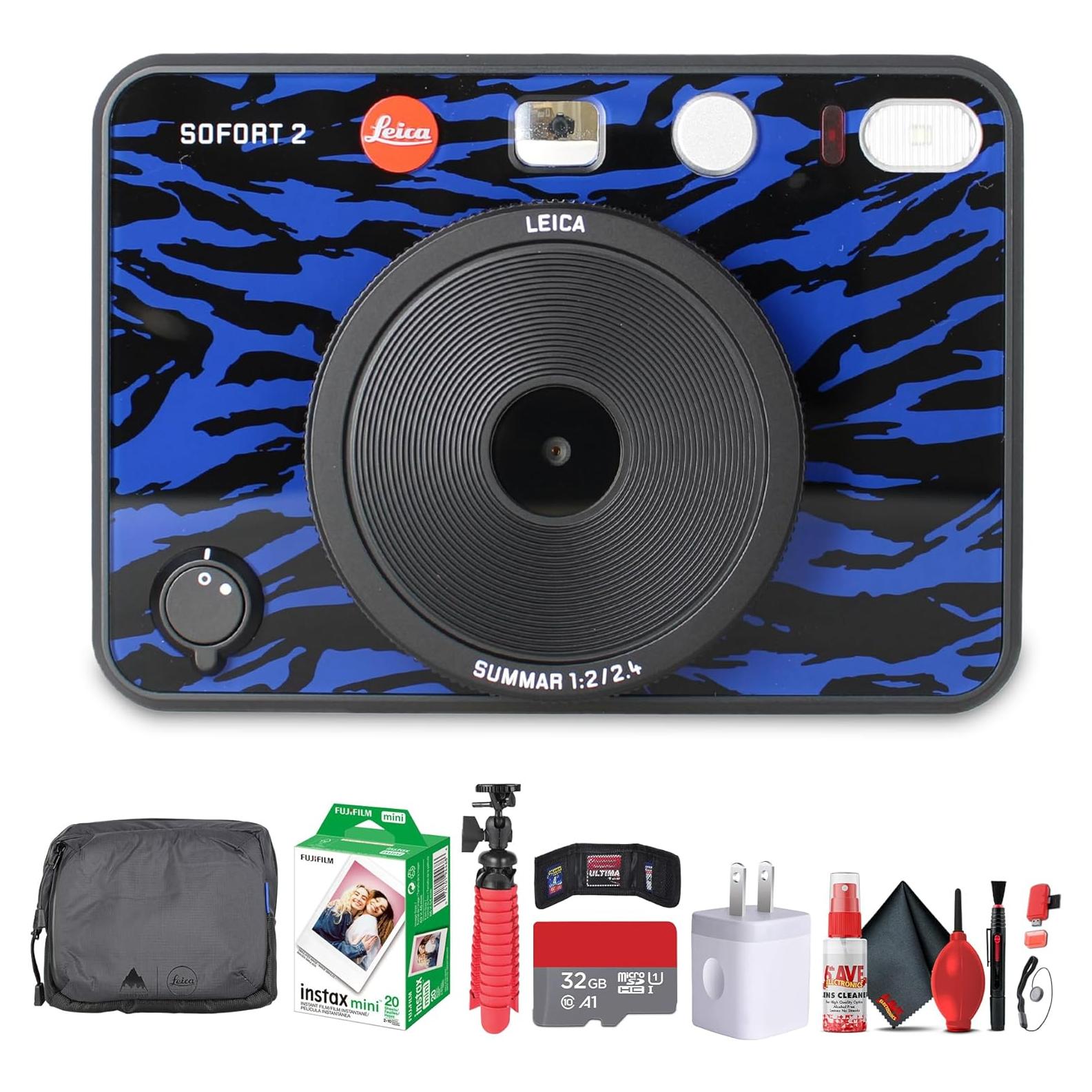 Cámara Instantánea Leica SOFORT 2 Burton Jake Blue 1.53kg