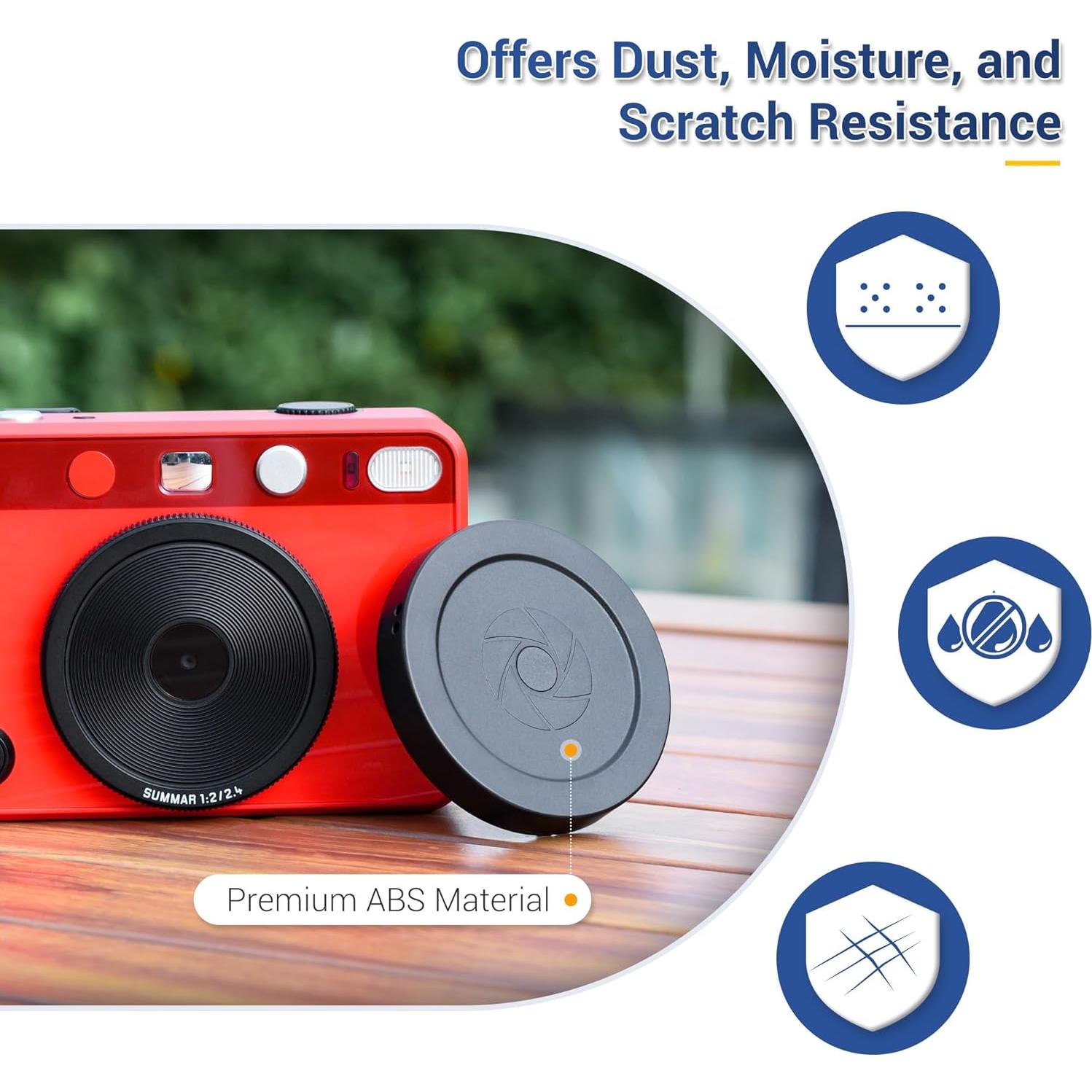 Cubierta de lente magnética Leica Sofort 2 con correa