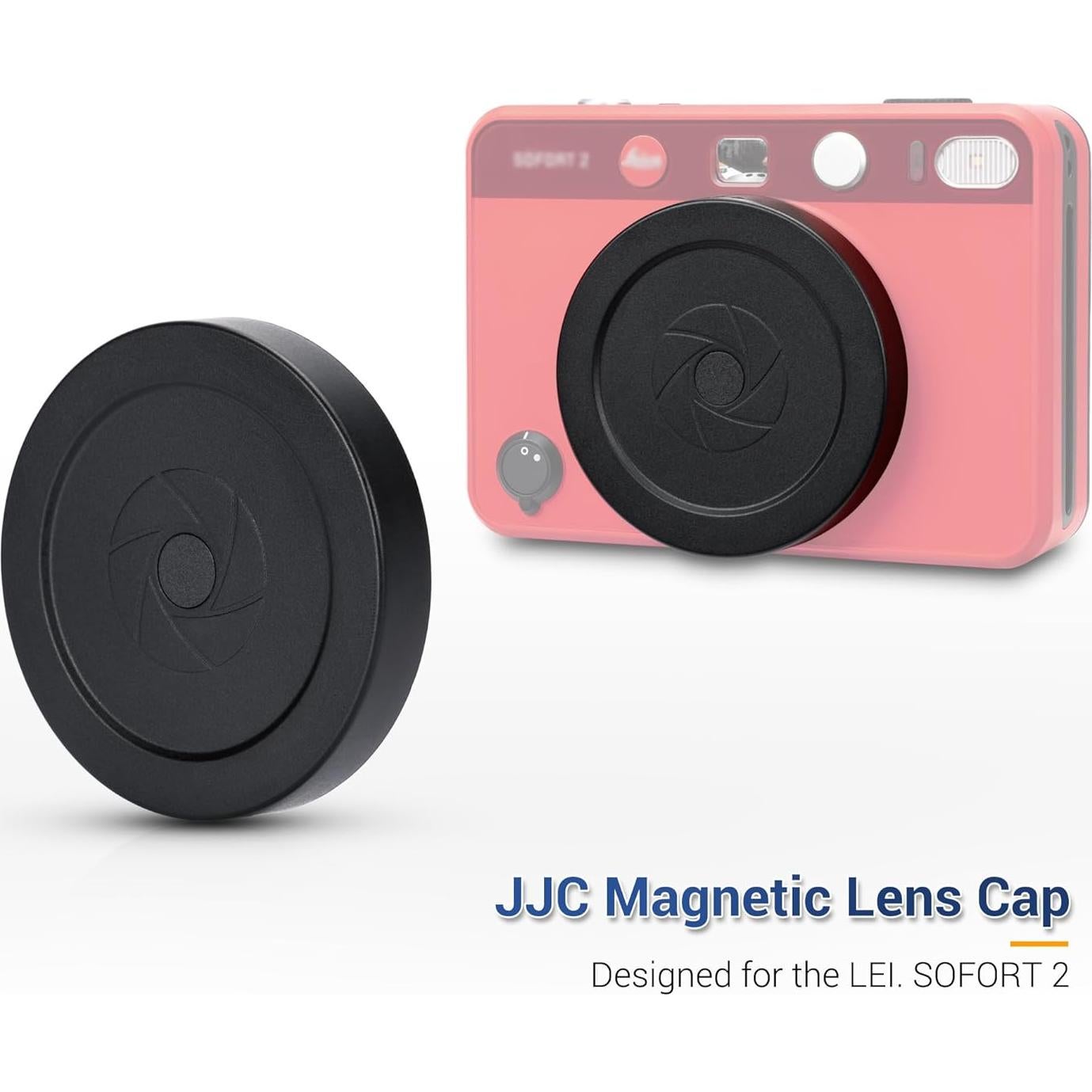 Cubierta de lente magnética Leica Sofort 2 con correa