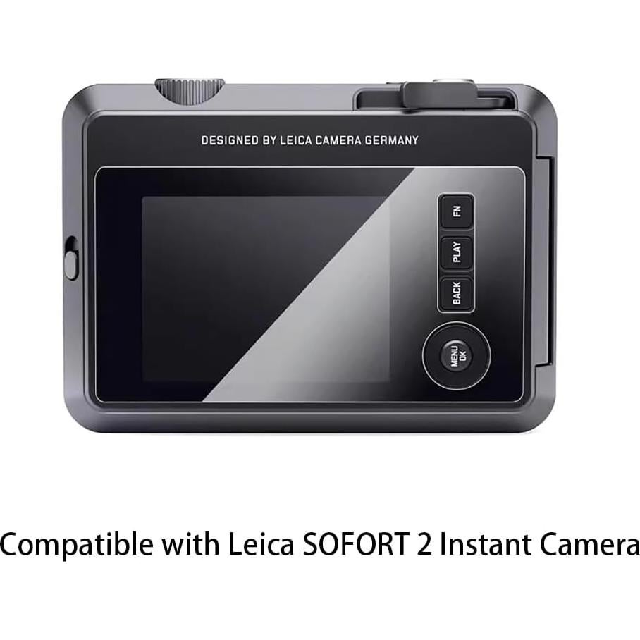 Protector de Pantalla Walieoka para Cámara Leica SOFORT 2 - Vidrio Templado 9H, 2 Piezas