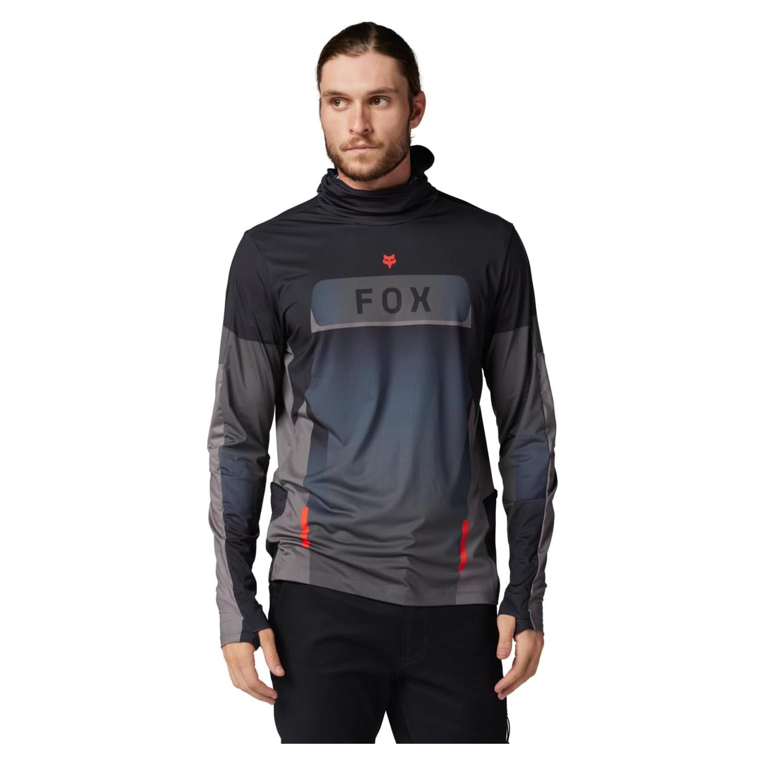 Jersey Ranger Drive Fox Racing Hombre UPF 50 Negro XL