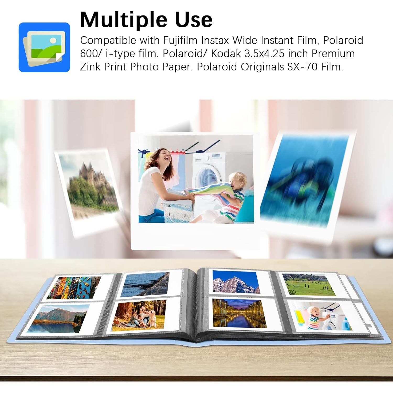 Álbum de Fotos Veicevol 160 Bolsillos para Fujifilm Polaroid