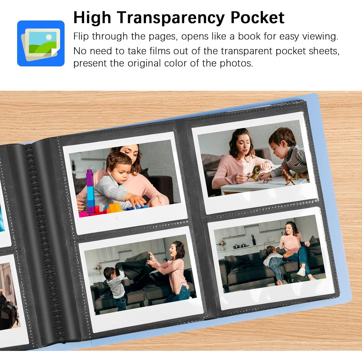 Álbum de Fotos Veicevol 160 Bolsillos para Fujifilm Polaroid