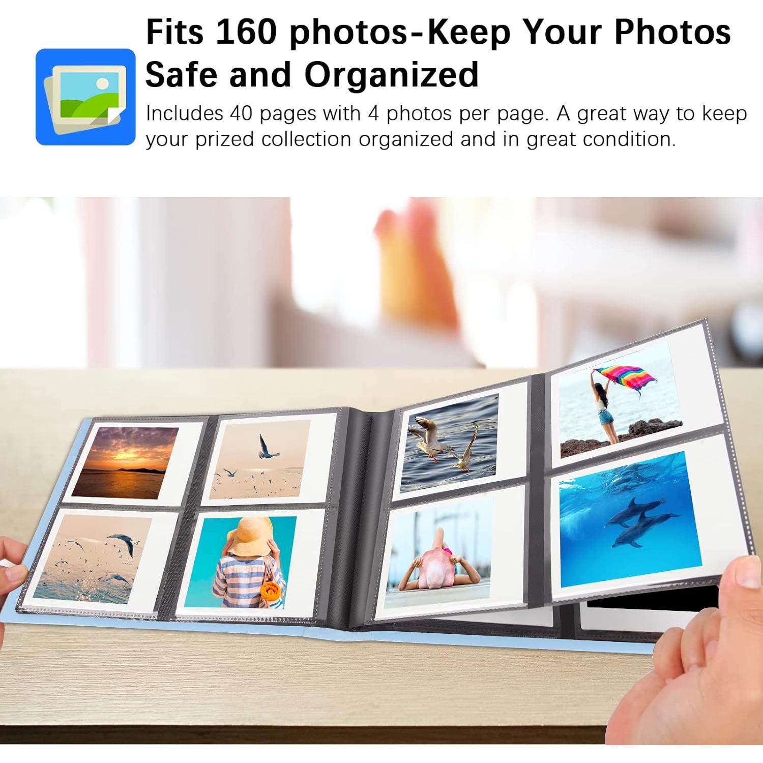 Álbum de Fotos Veicevol 160 Bolsillos para Fujifilm Polaroid