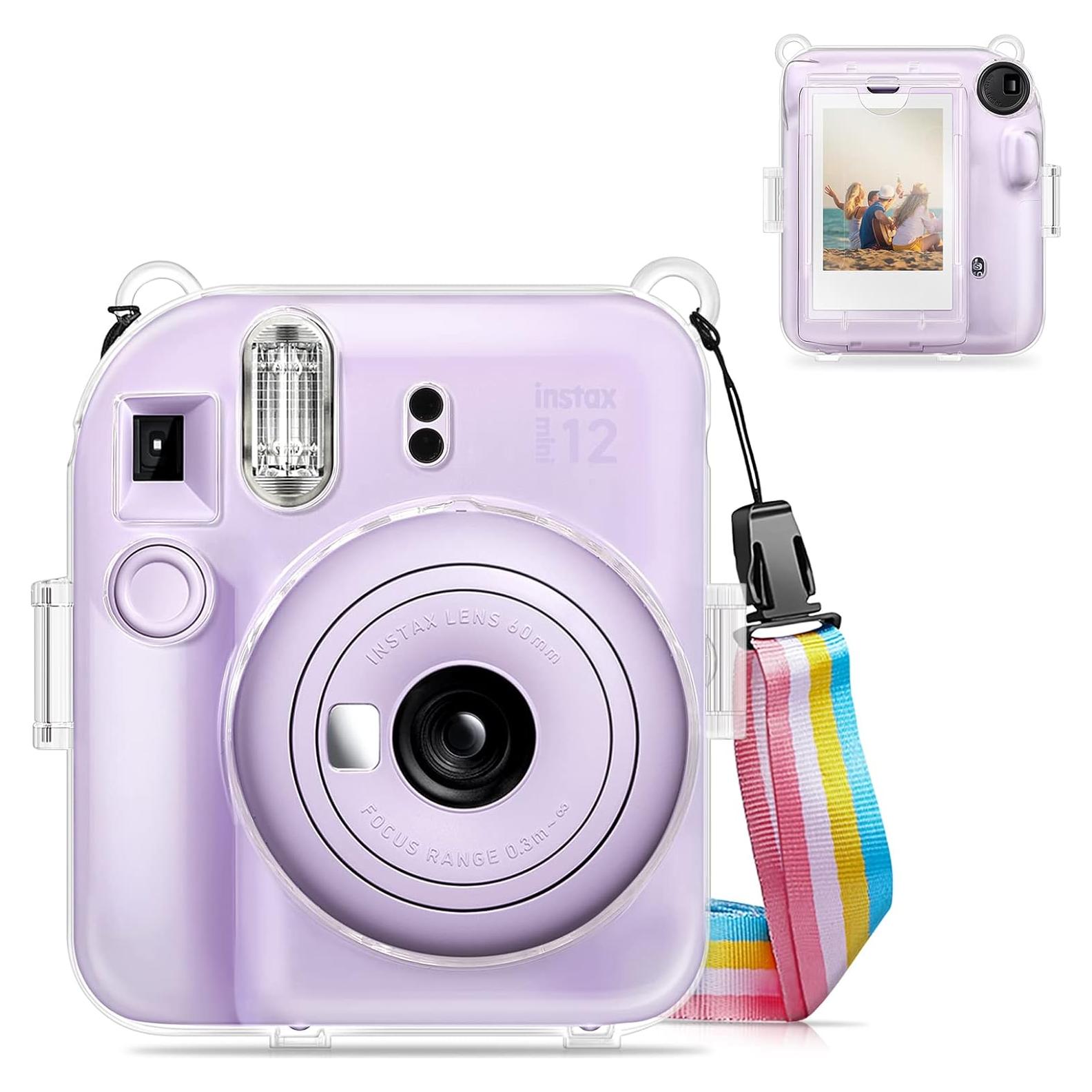 Funda Protectora Transparente Fintie para Fujifilm Instax Mini 12